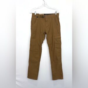 PrAna Stretch Zion Slim Pant II Pants Mens 28x32 khaki Hiking Outdoor NWT